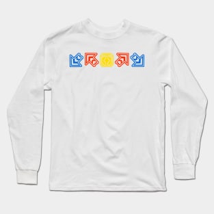 Pump it up 3 - Back print Long Sleeve T-Shirt